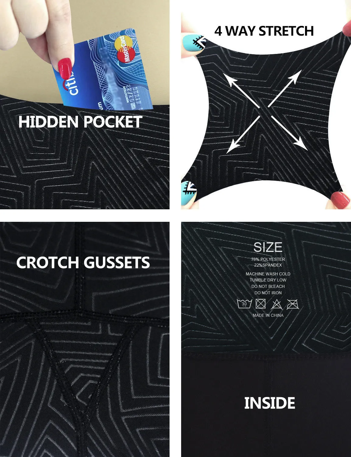 26" inseam 3D Printed Gym Pants MAZE_Gym