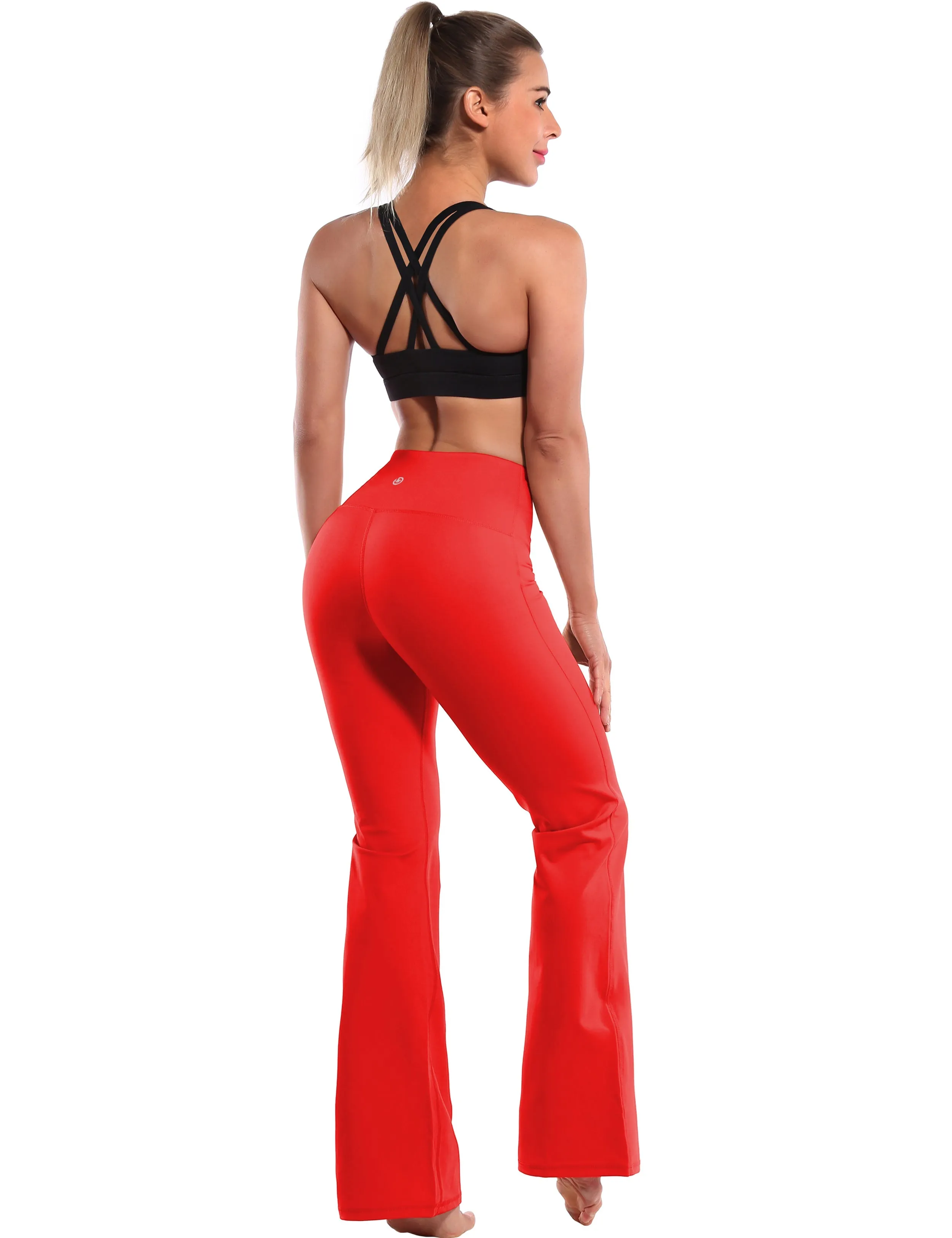 29" 31" 33" 35" 37" High Waist Bootcut Leggings Leggings Scarlet_Gym