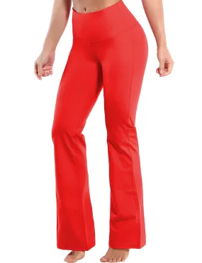 29" 31" 33" 35" 37" High Waist Bootcut Leggings Leggings Scarlet_Gym