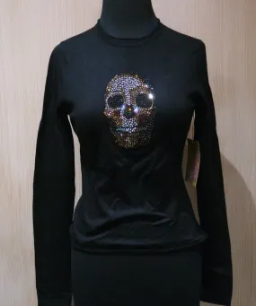 And Cake Cashmere and Swarovski Skull Sweater