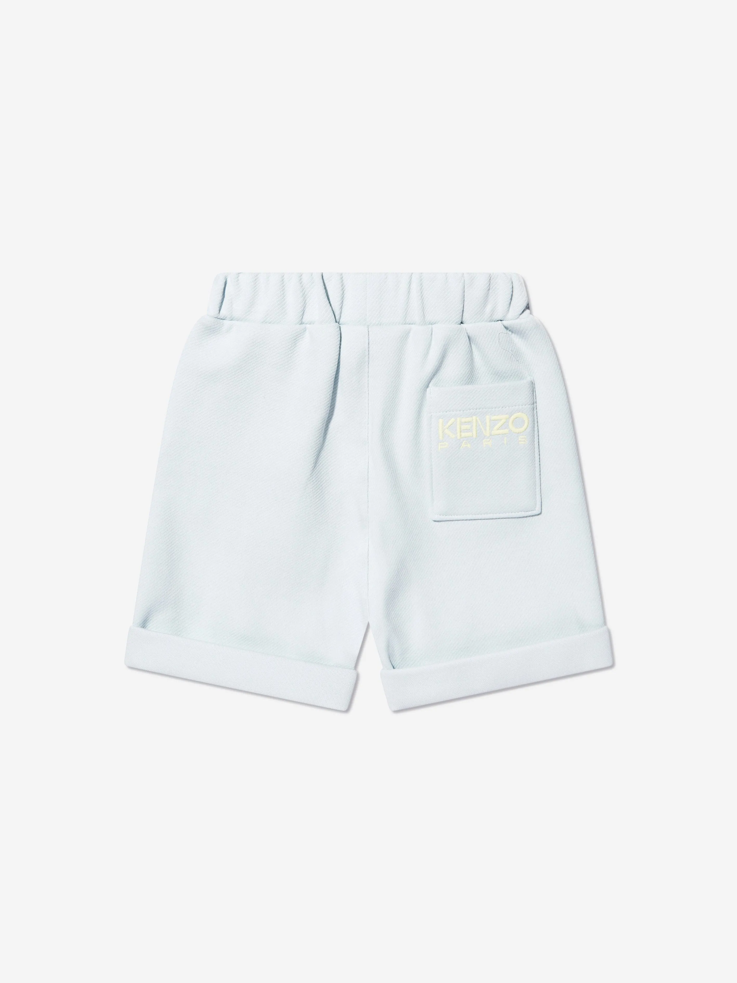 Baby Boys Branded Bermuda Shorts in Blue