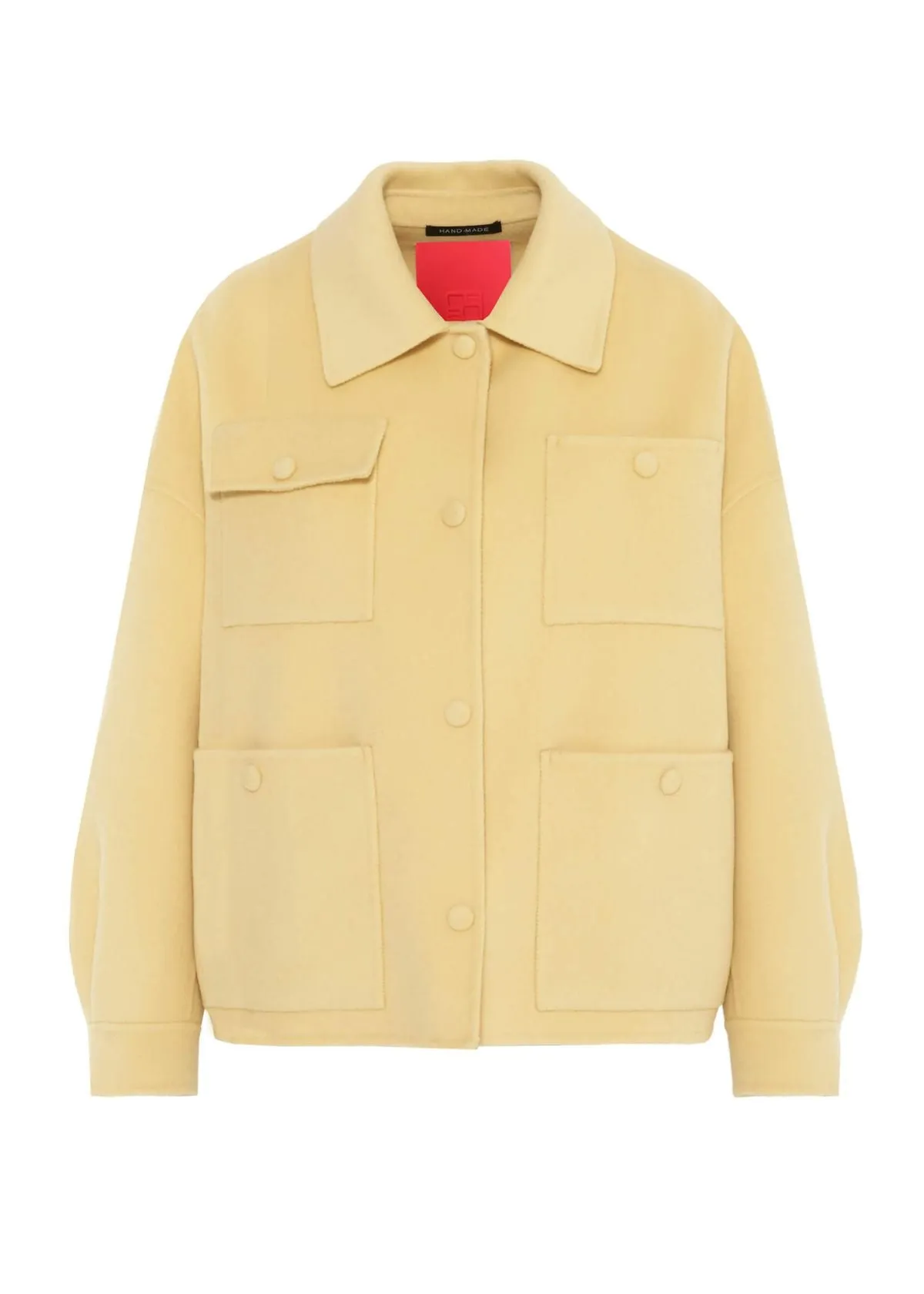 BEATRICE B. Double Jacket with Big Pockets - Lemon Meringue