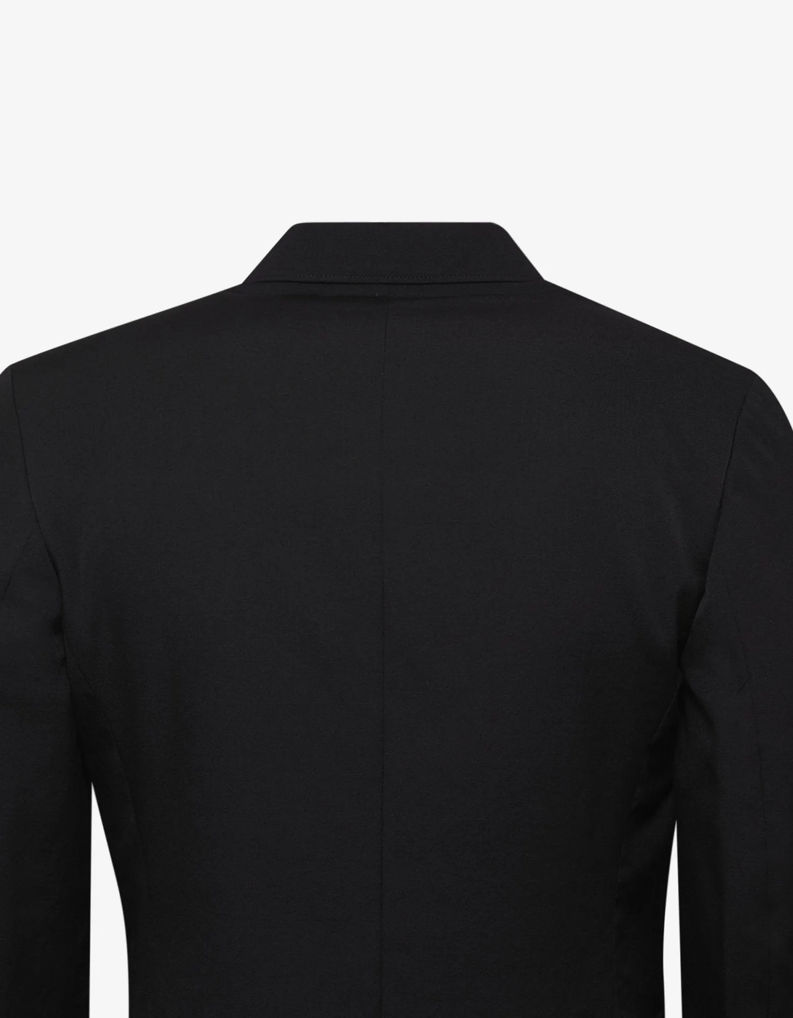 Black Double Peak Blazer