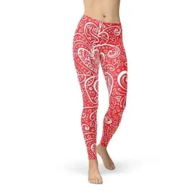 Blossom Empowerment Performance Leggings - Medium Size