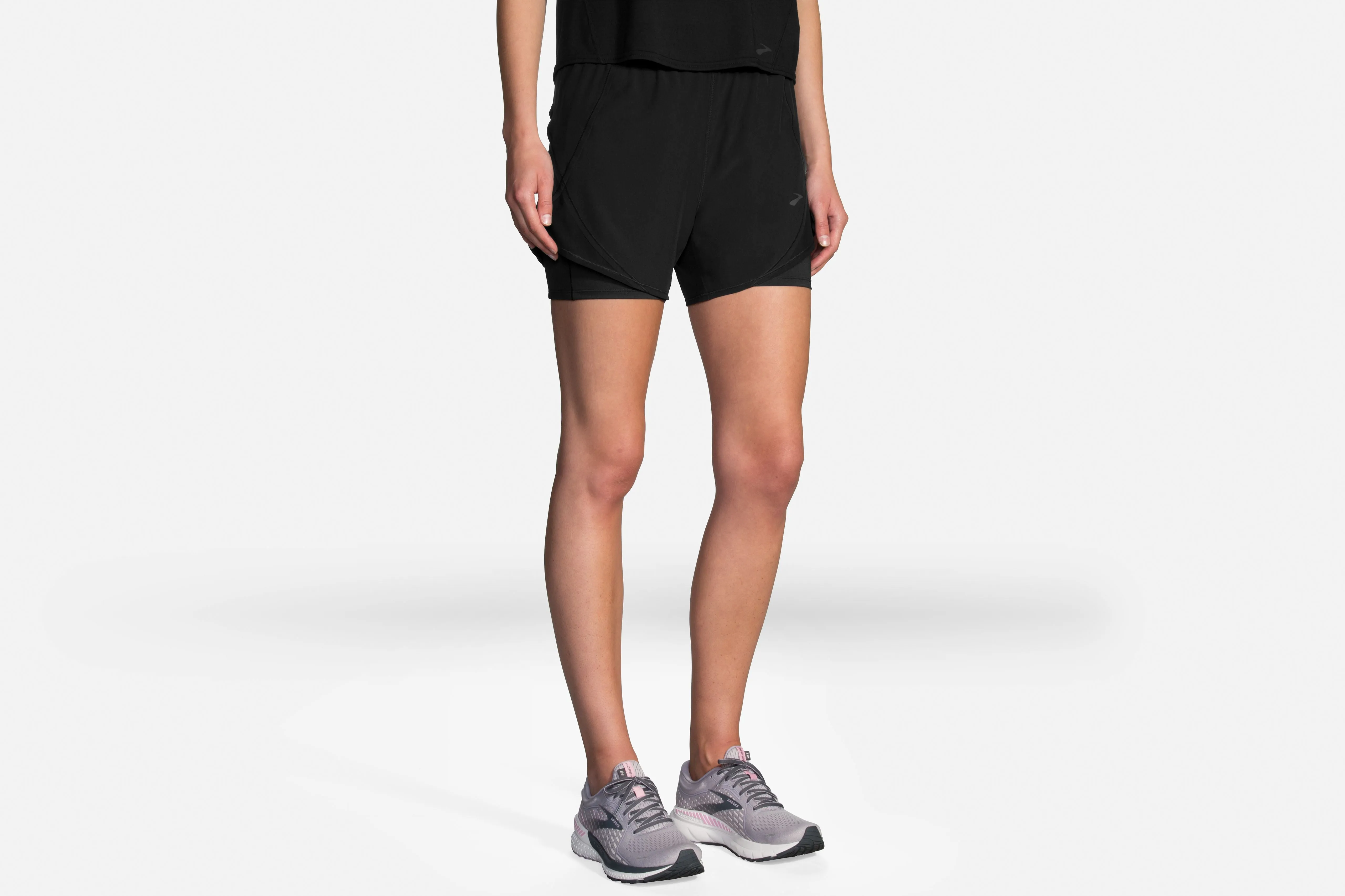 Brooks | Chaser 5" 2-in-1 Short | Women's | Black