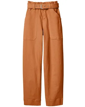 Cashew Belted Flynn Pant