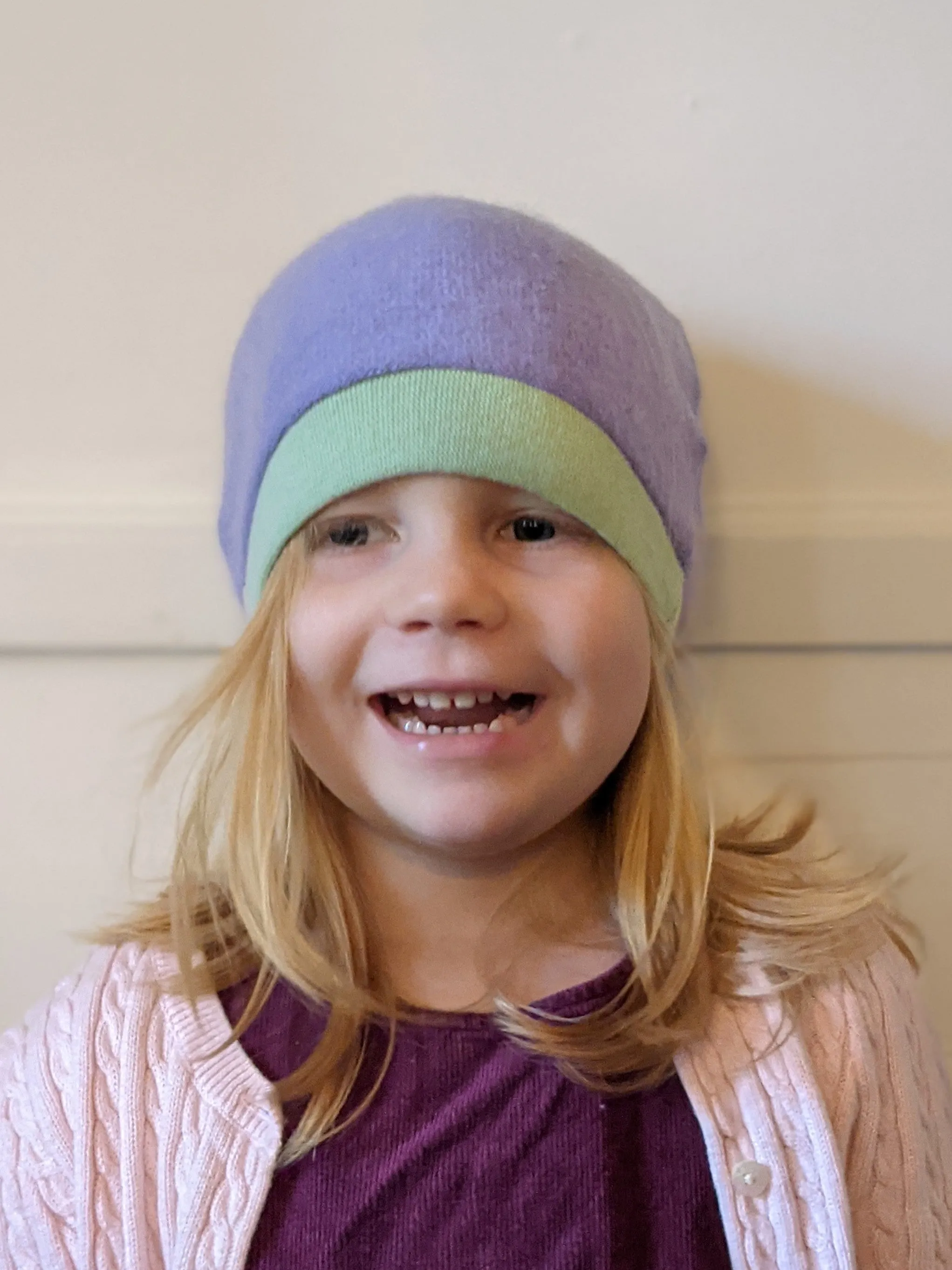 Cashmere Combo Hat - Child