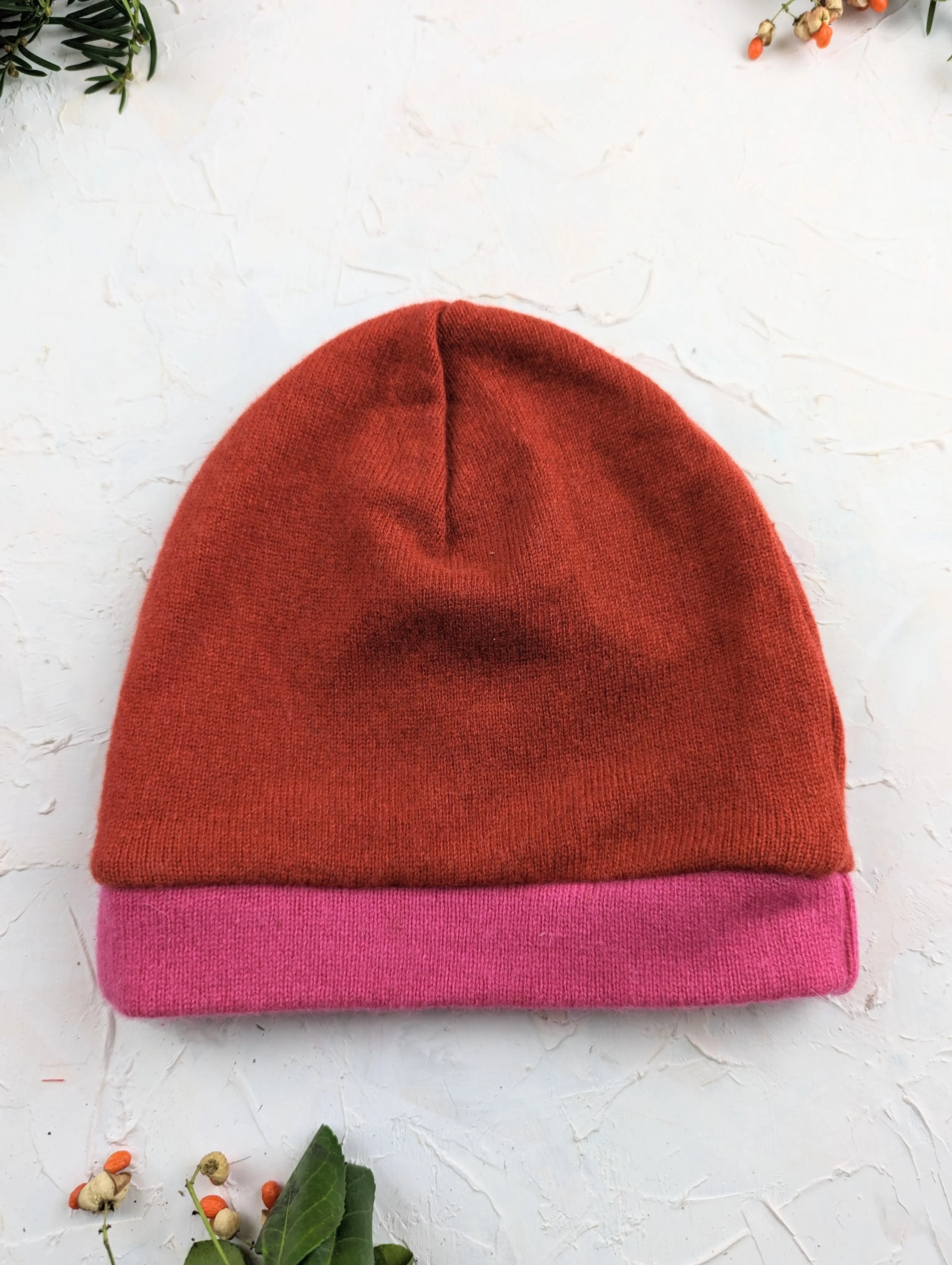 Cashmere Combo Hat - Child