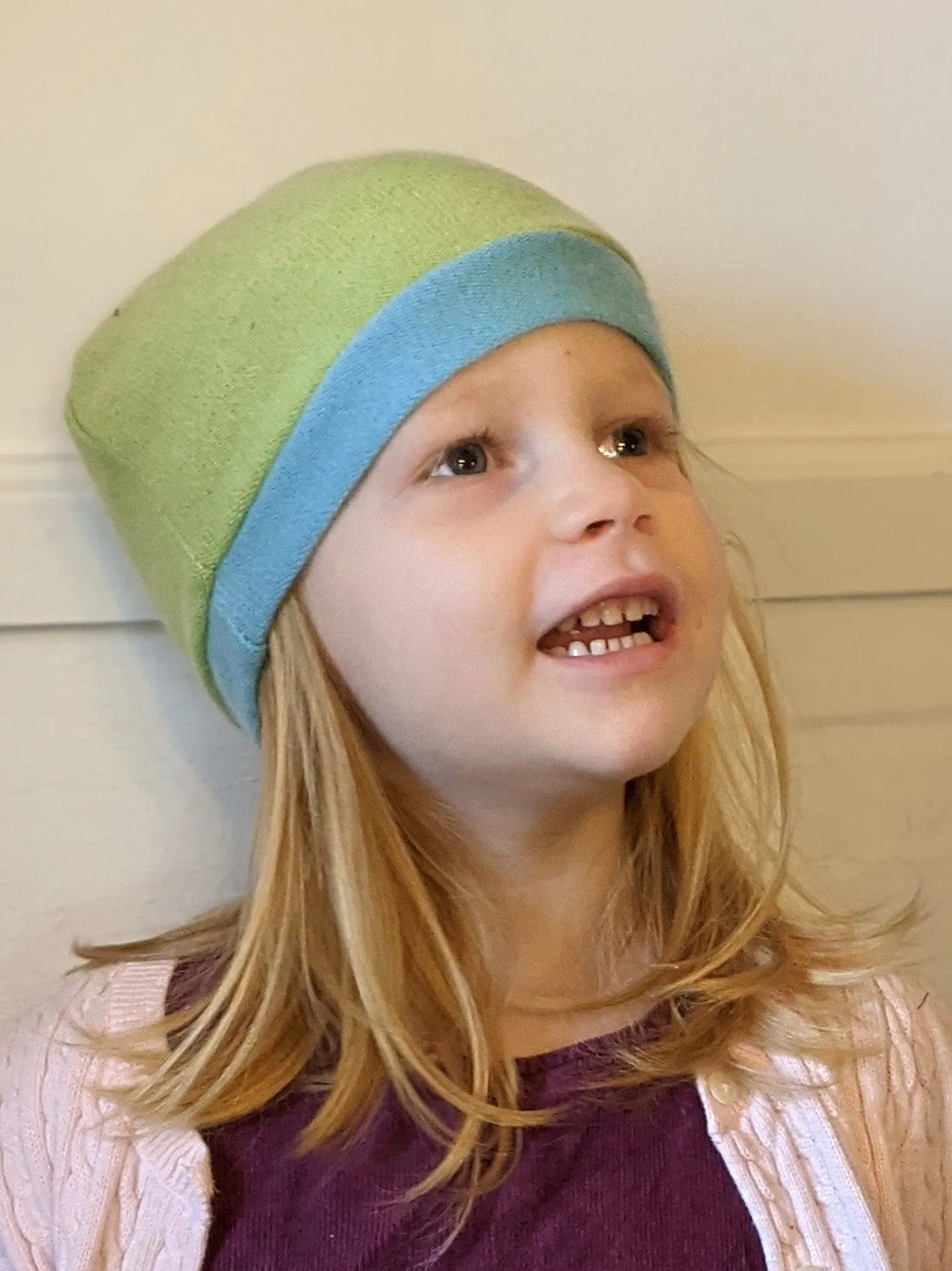 Cashmere Combo Hat - Child