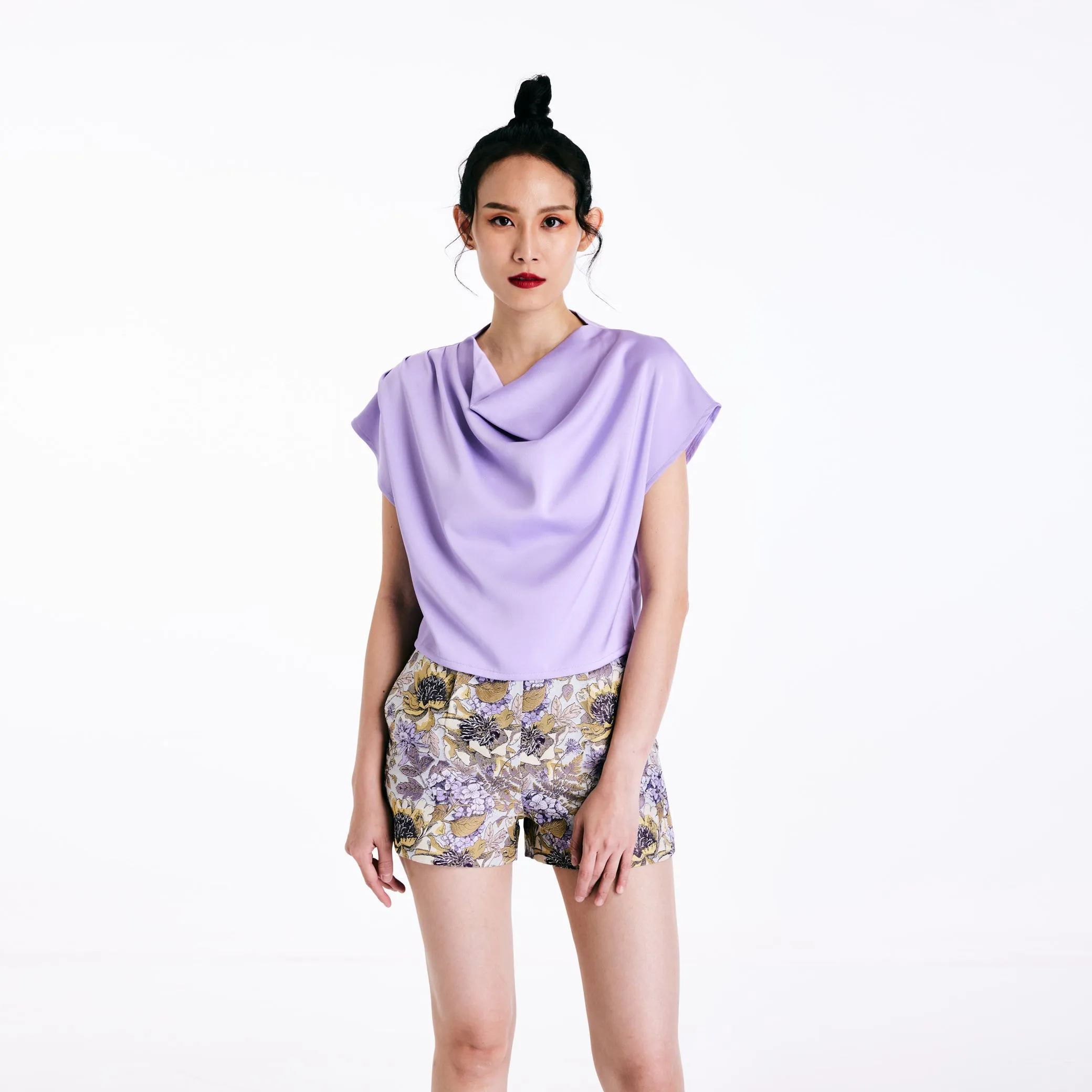 Chun Chun Brocade Shorts