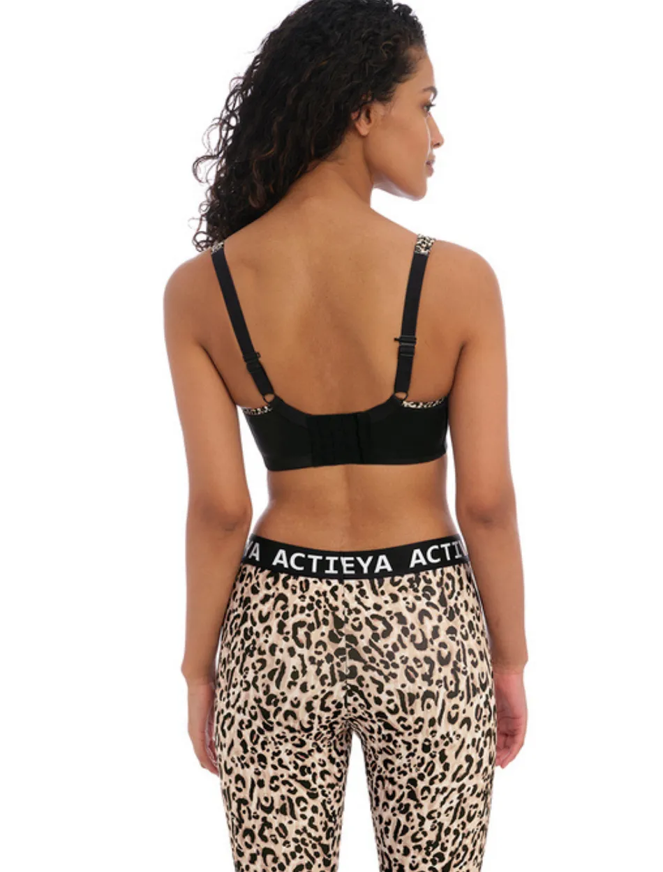 Freya Active Sonic Uw Molded Sports Bra, Pure Leopard | Leopard Sports Bra | Freya Sports Bra