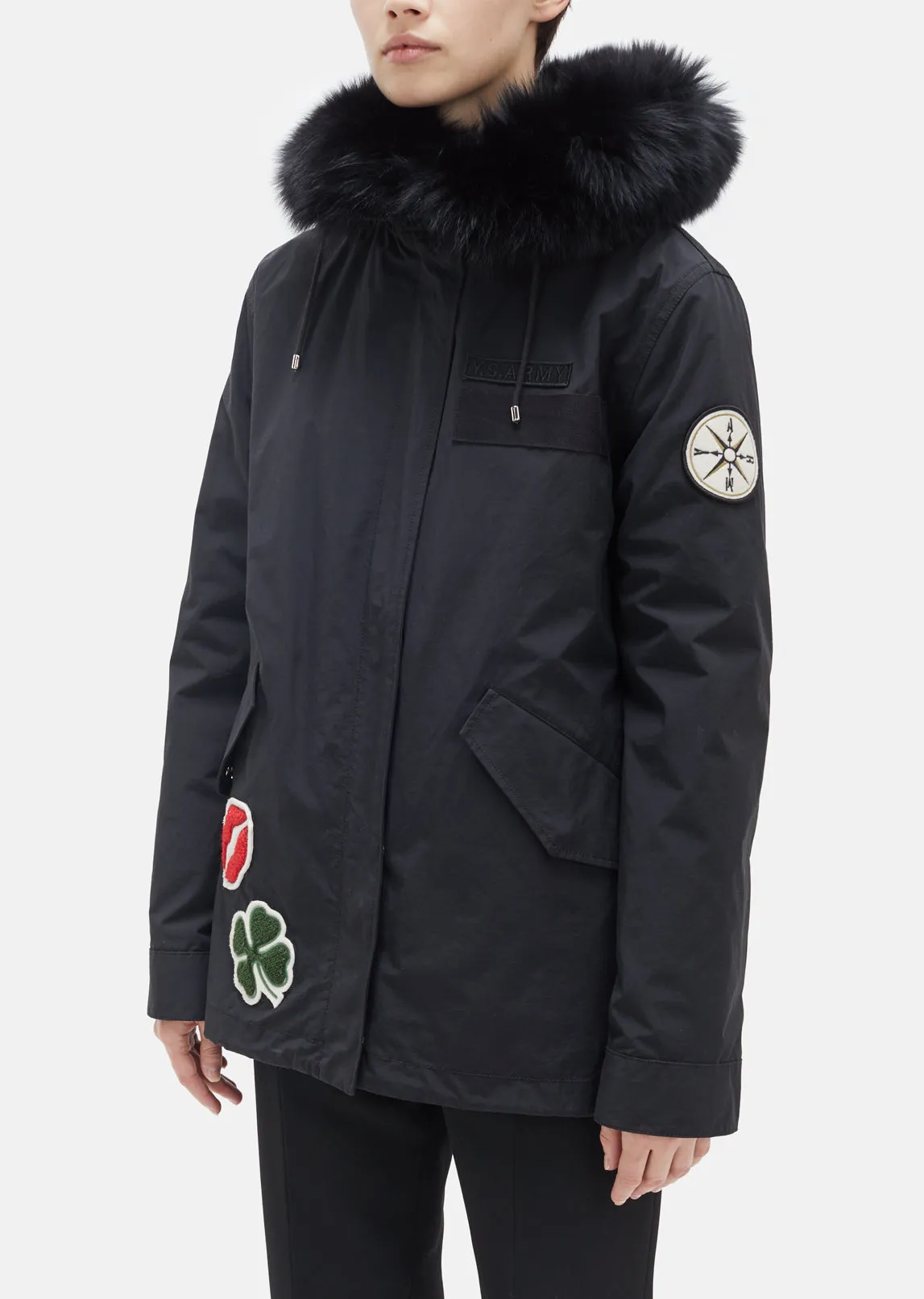 Fur Trimmed Down Parka