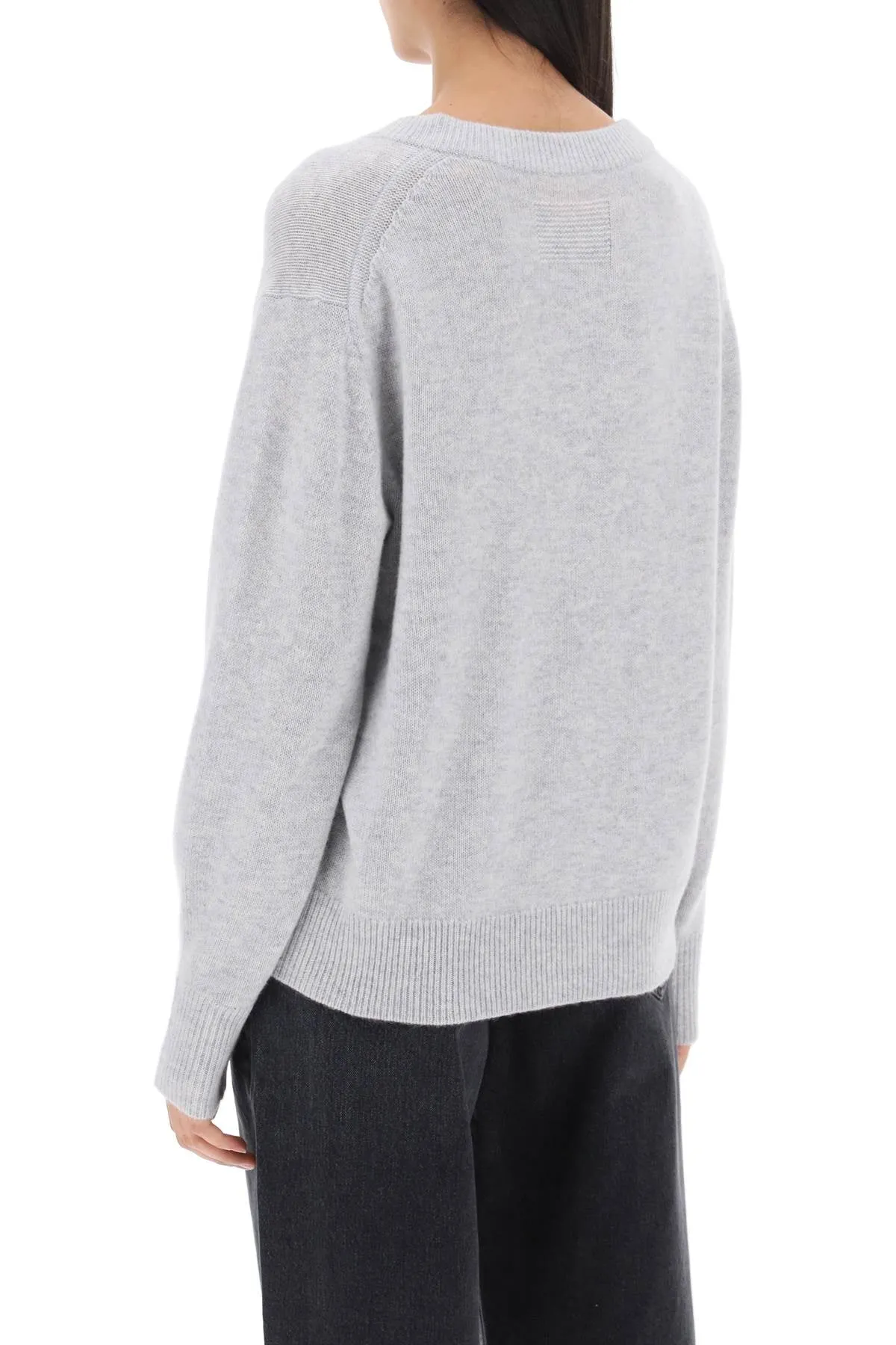 Guest In Residence The V Cashmere Sweater Grey