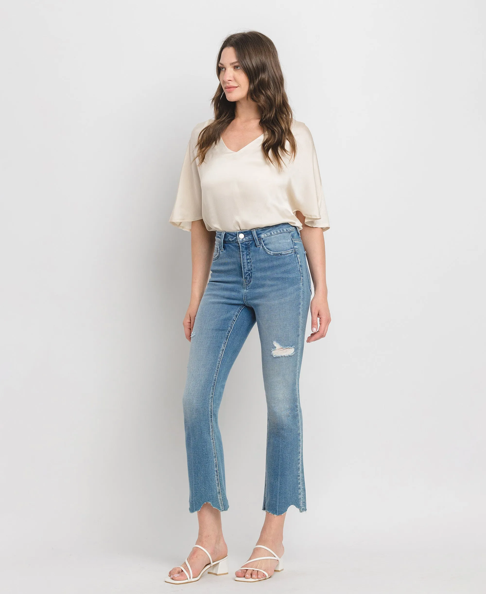 Inventive - High Rise Kick Flare Jeans