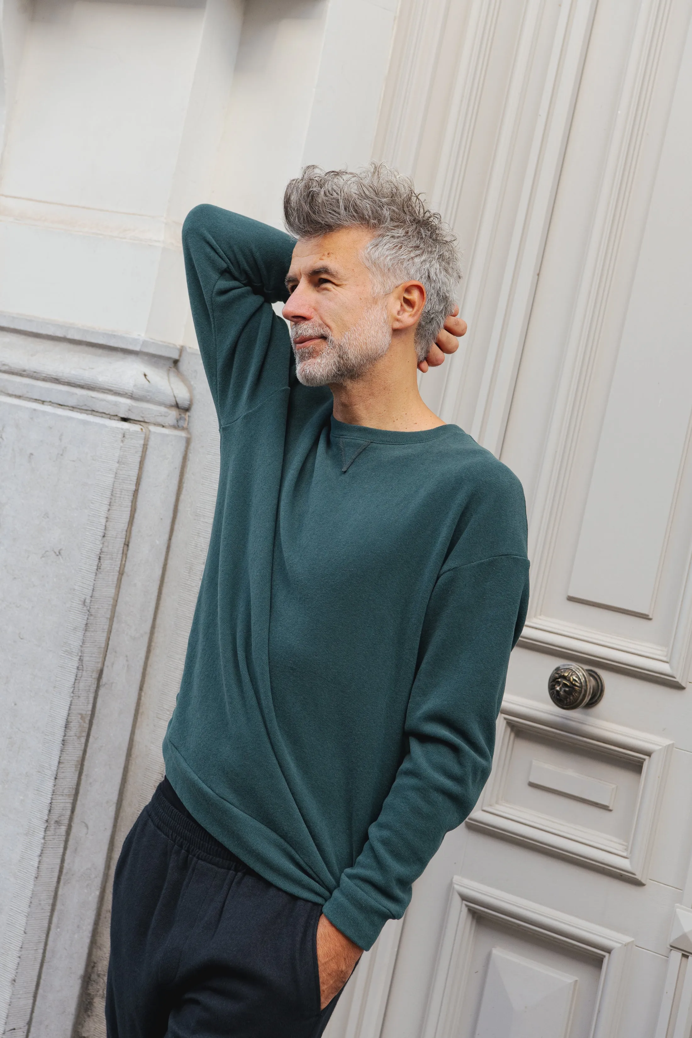 LAST ONE in L - Cedrico Sweater - Green