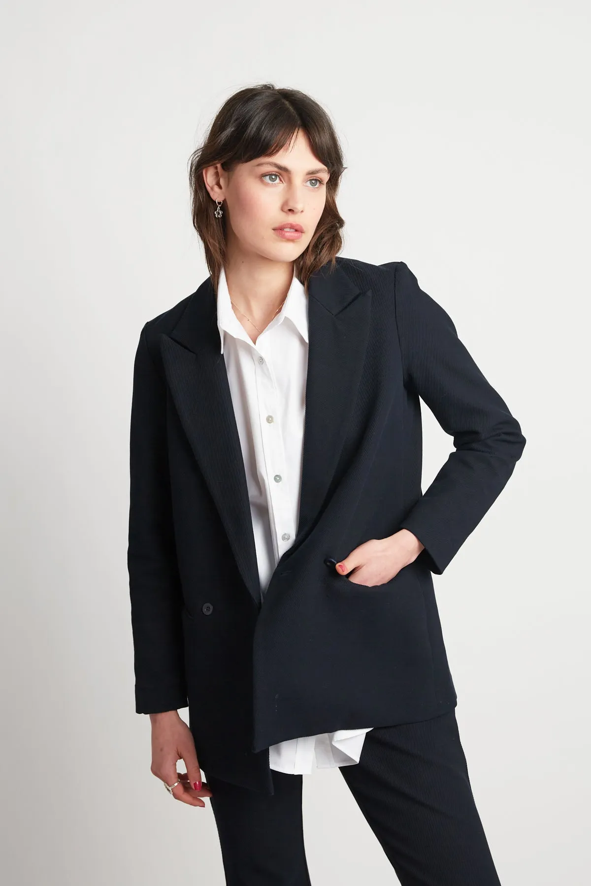 Lyrical Blazer - Navy