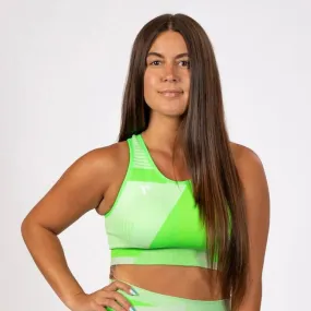 Neon Volt - Electric Green Sports Bra