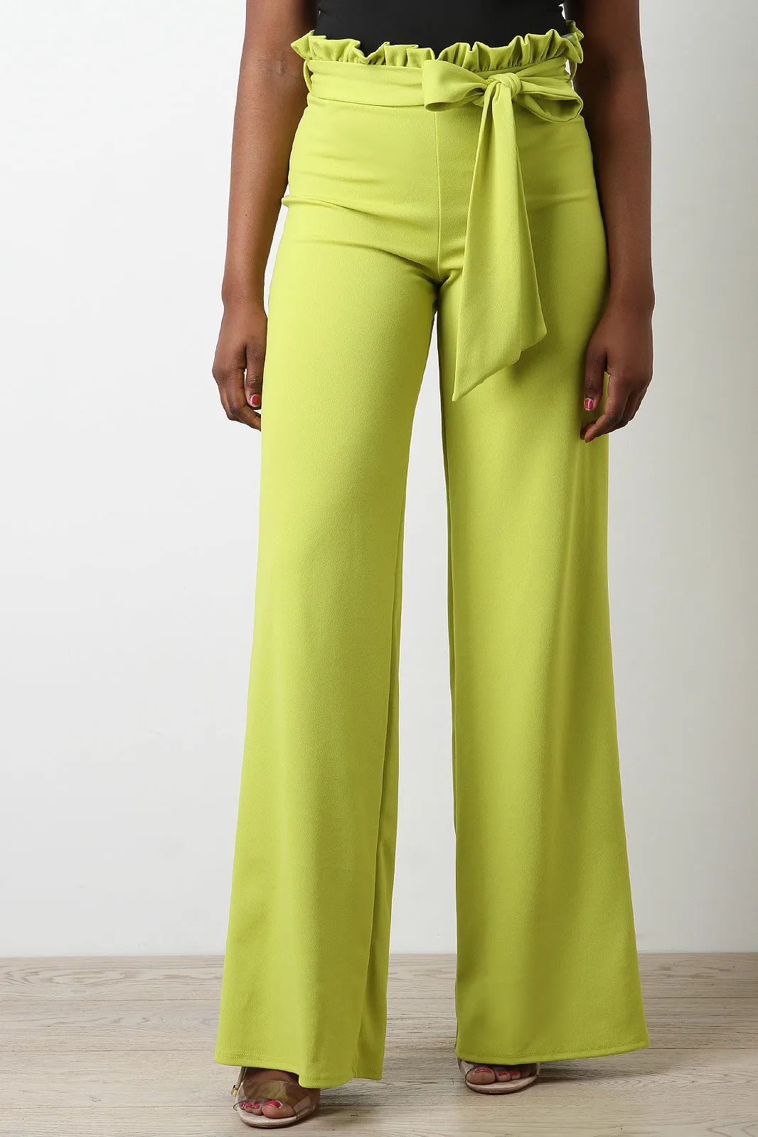 Paperbag Waist Palazzo Pants