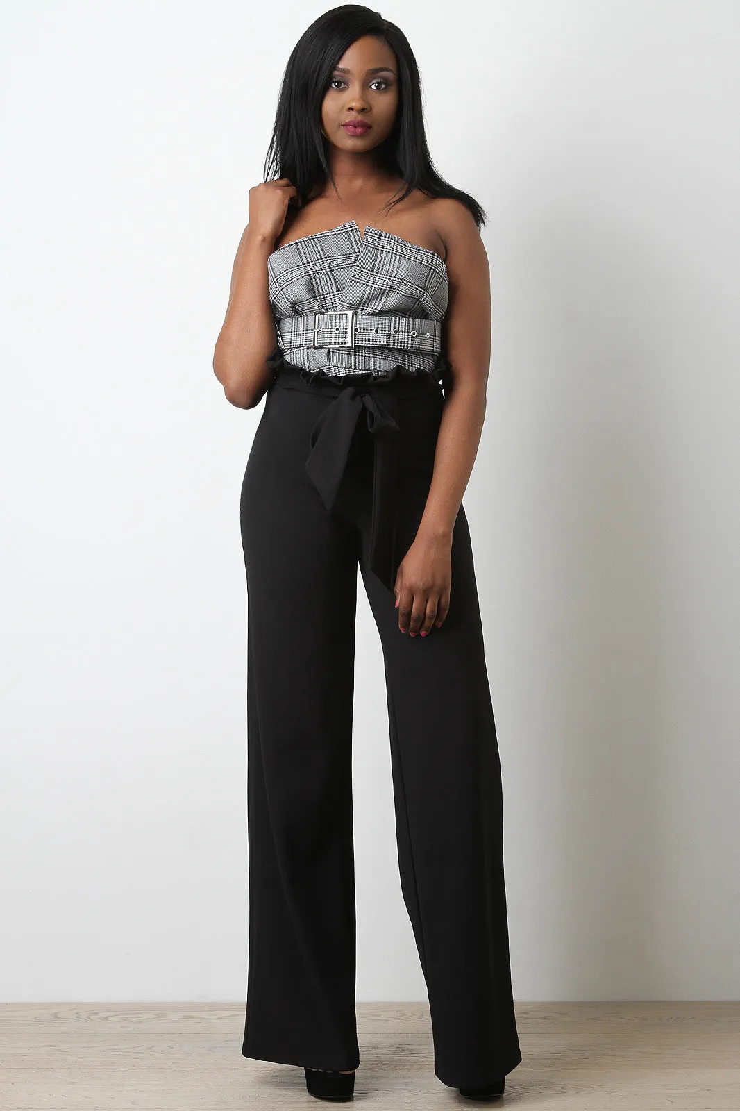 Paperbag Waist Palazzo Pants