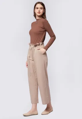 Paperbag Wide Leg Pants