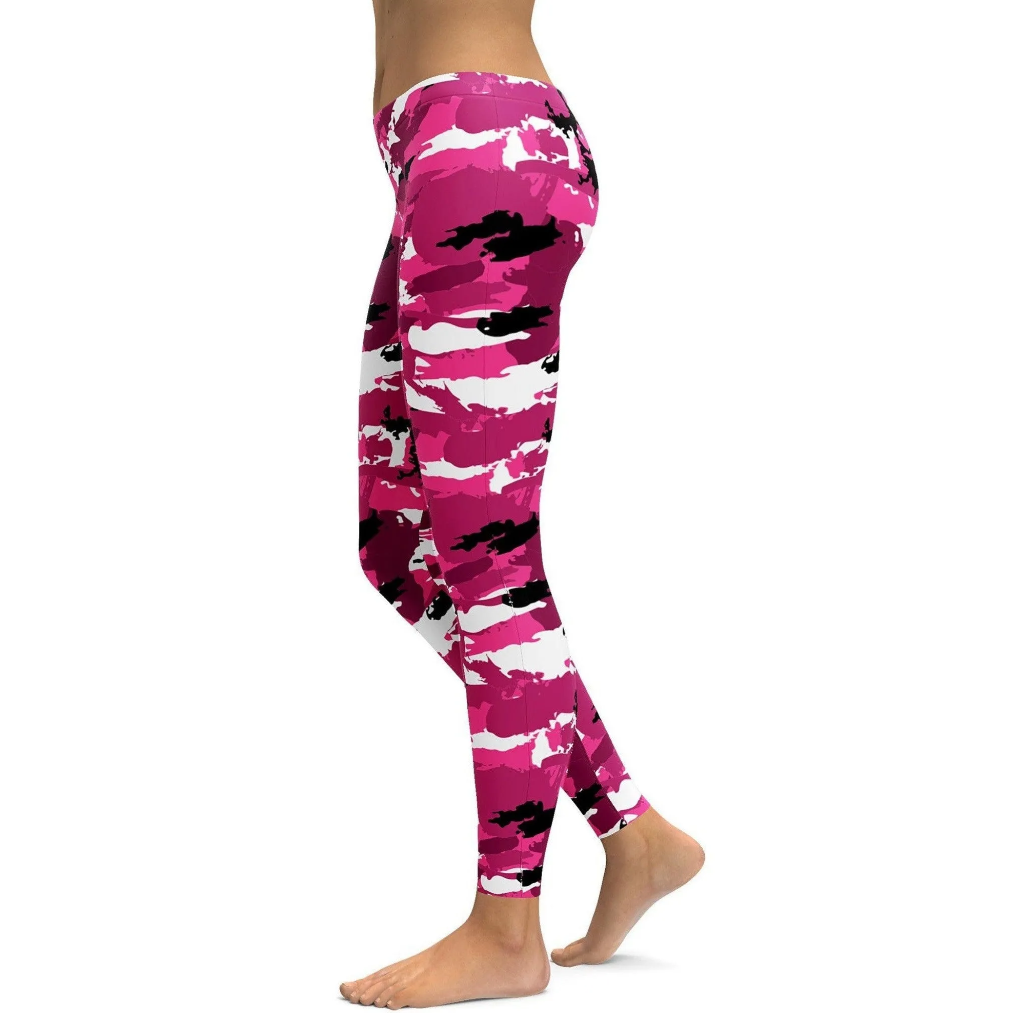 Pink Camo Leggings