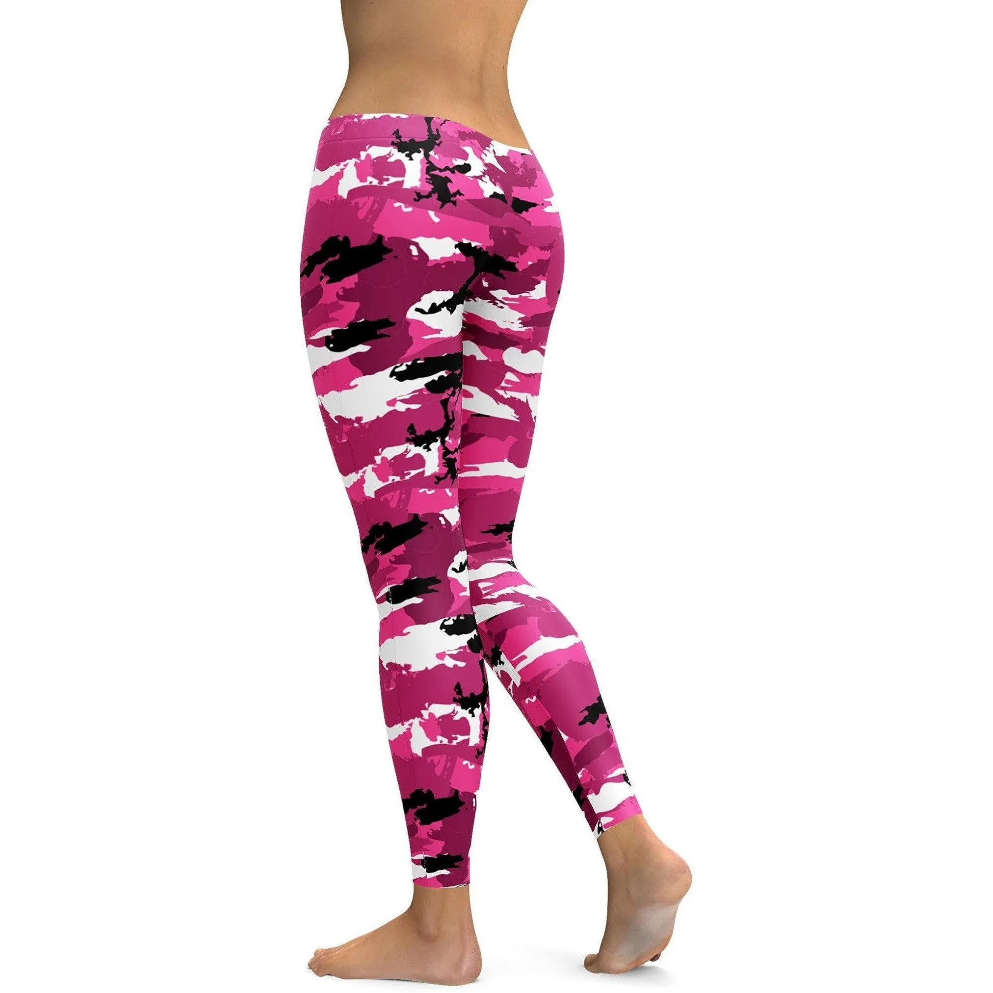 Pink Camo Leggings