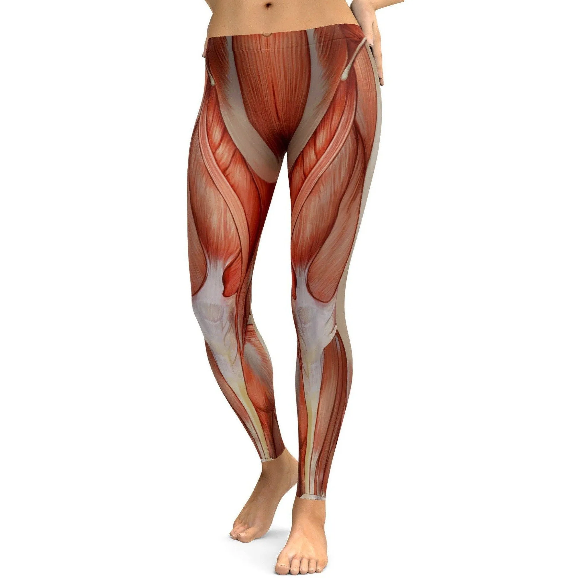 Realistic Human Muscles Leggings