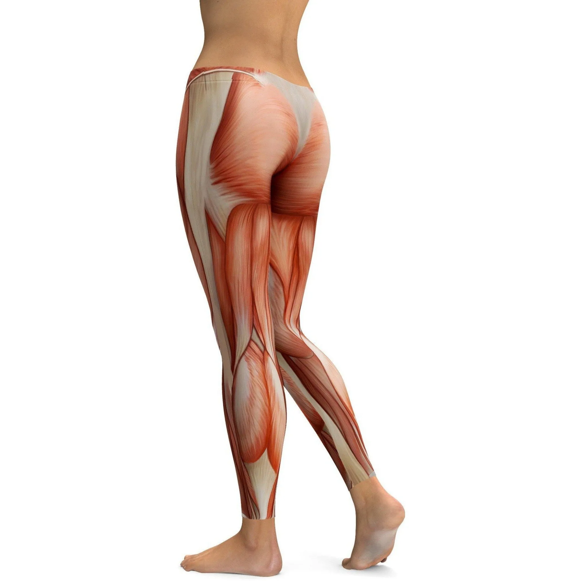 Realistic Human Muscles Leggings