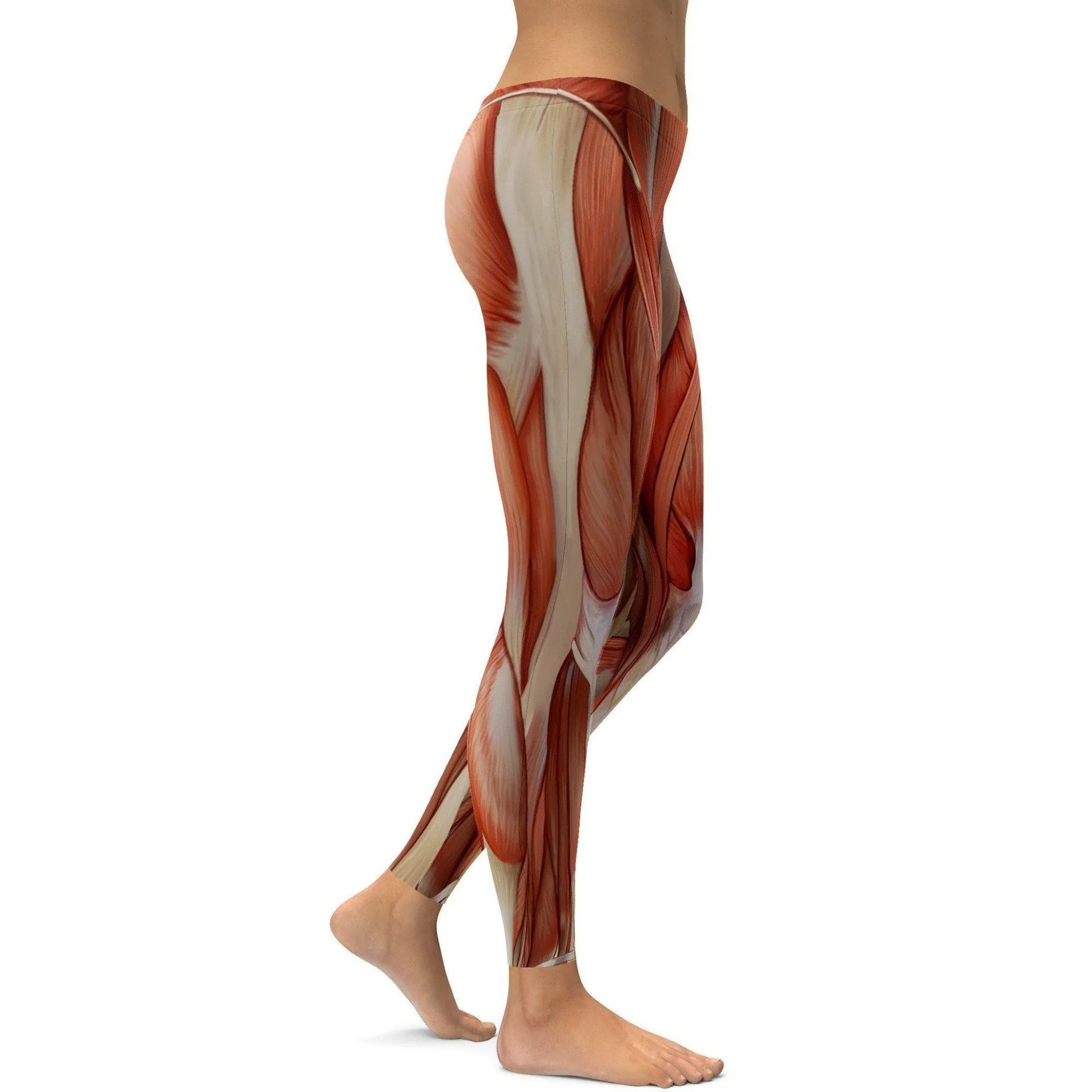 Realistic Human Muscles Leggings