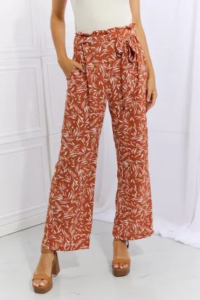 Right Angle Geometric Printed Pants