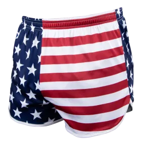 Running Shorts | Red White & Blue