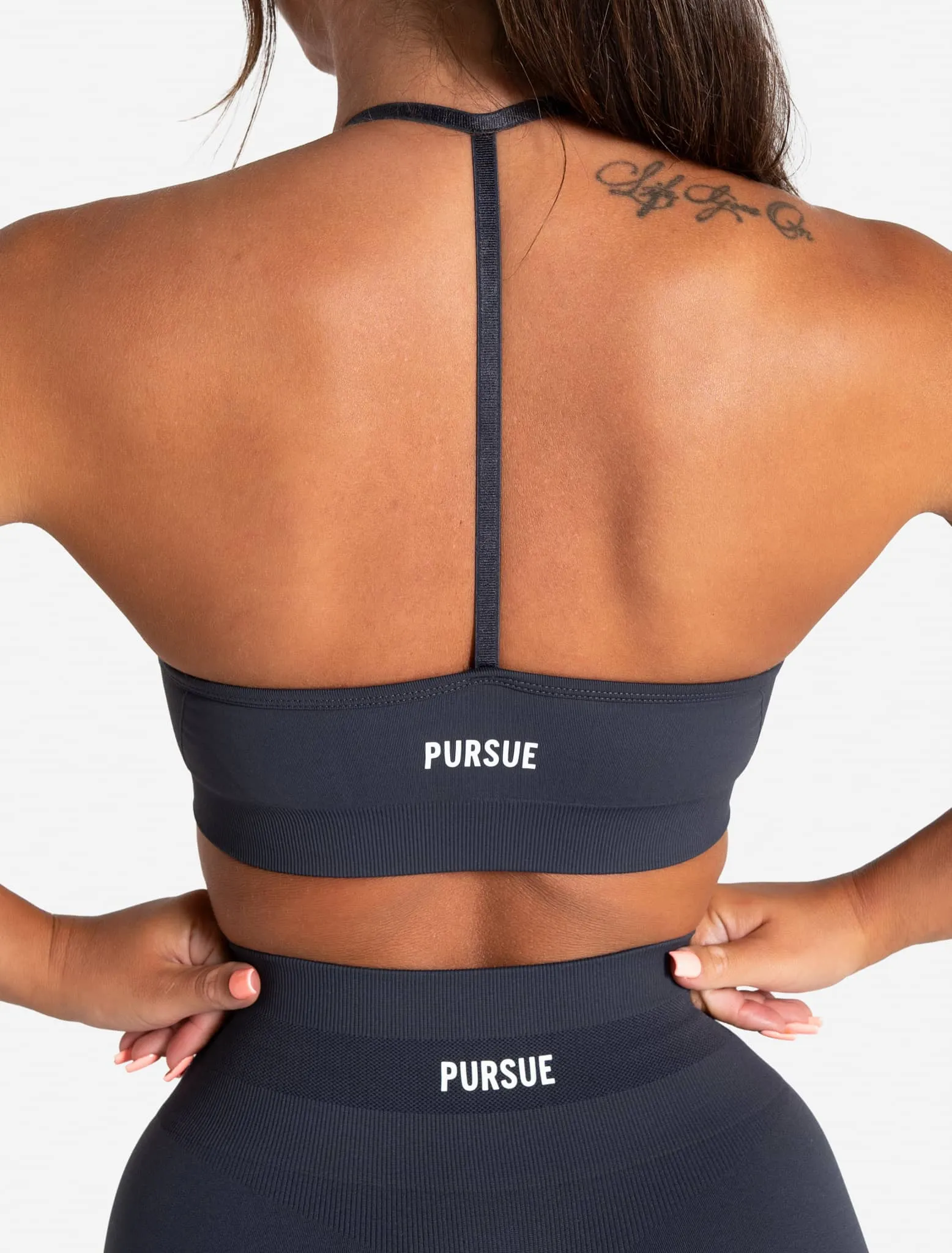 Scrunch Seamless Sports Bra - Midnight Blue