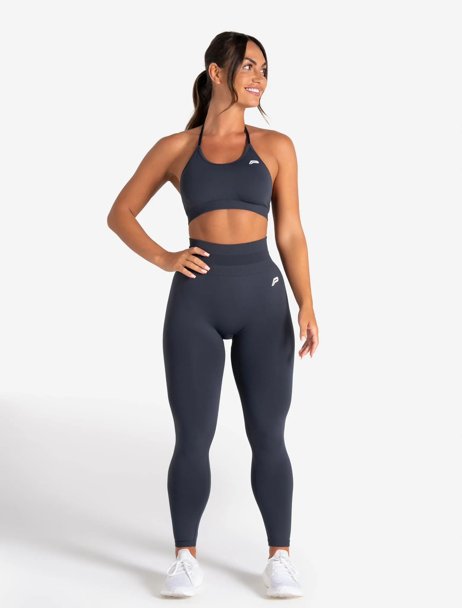 Scrunch Seamless Sports Bra - Midnight Blue