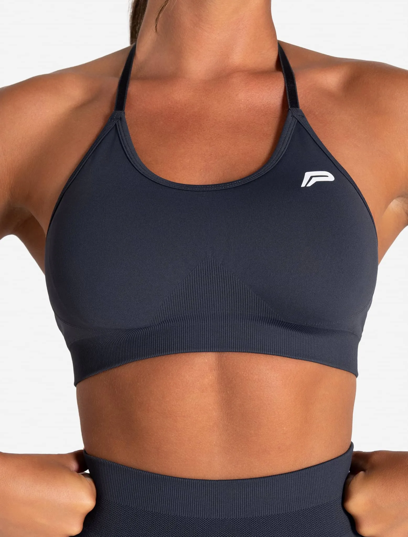 Scrunch Seamless Sports Bra - Midnight Blue