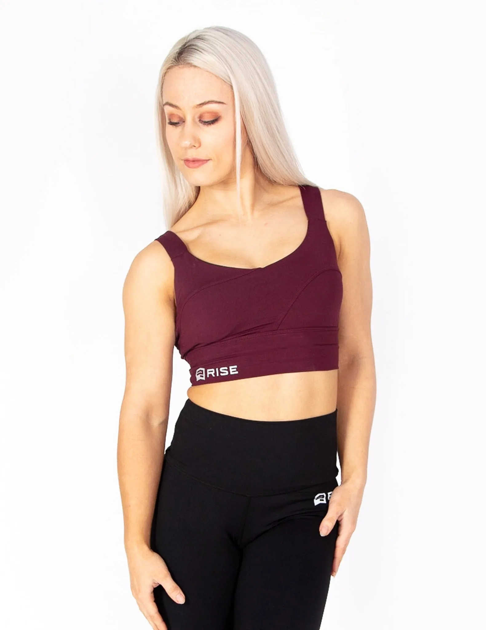 SIGNATURE SPORTS BRA - MAROON