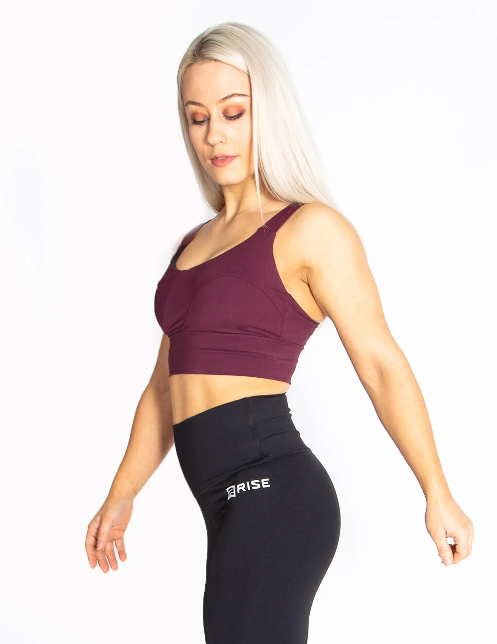 SIGNATURE SPORTS BRA - MAROON