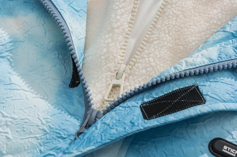 Sky Blue Hooded Parka