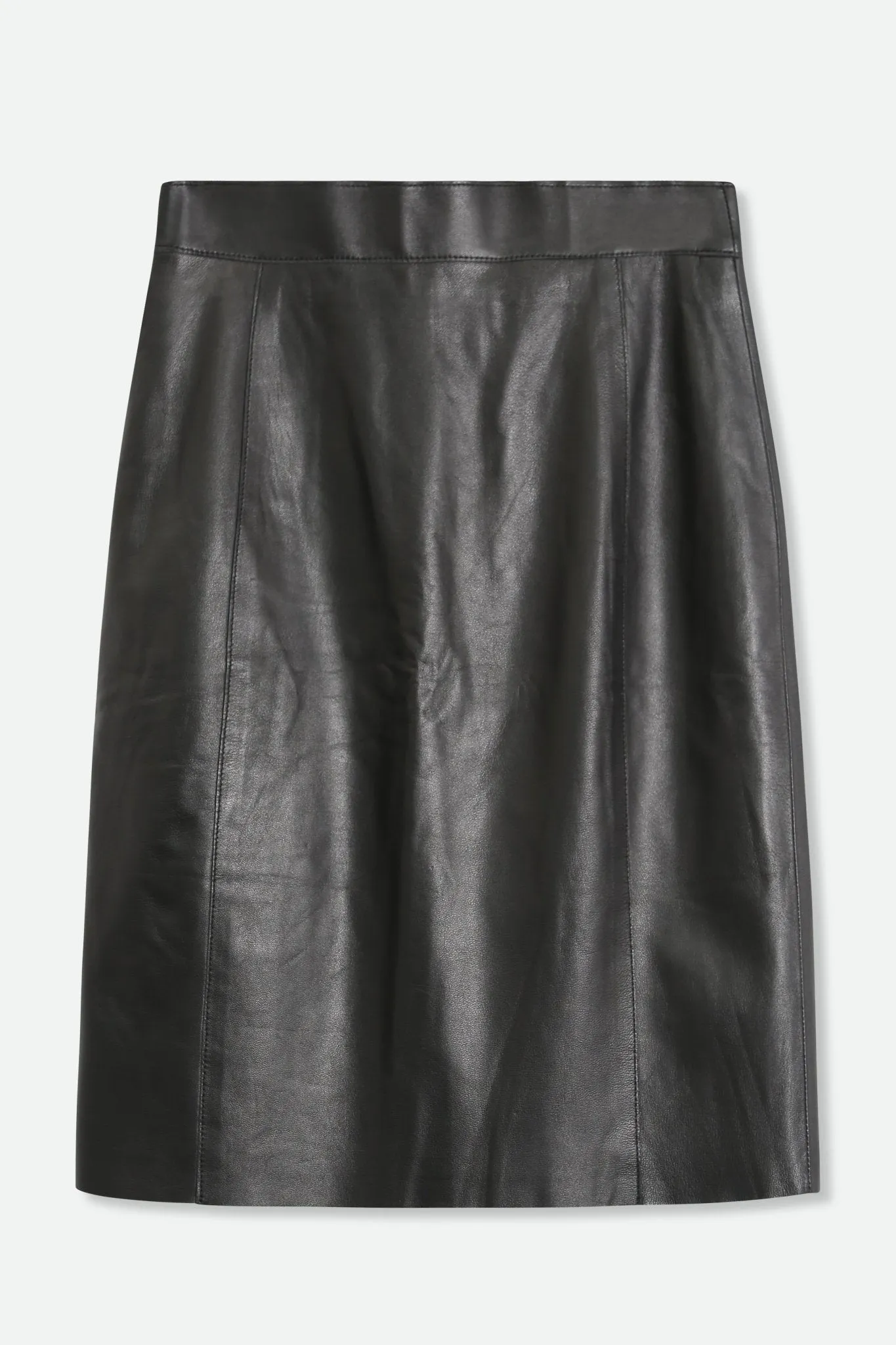 SOLANGE LEATHER TUBE SKIRT