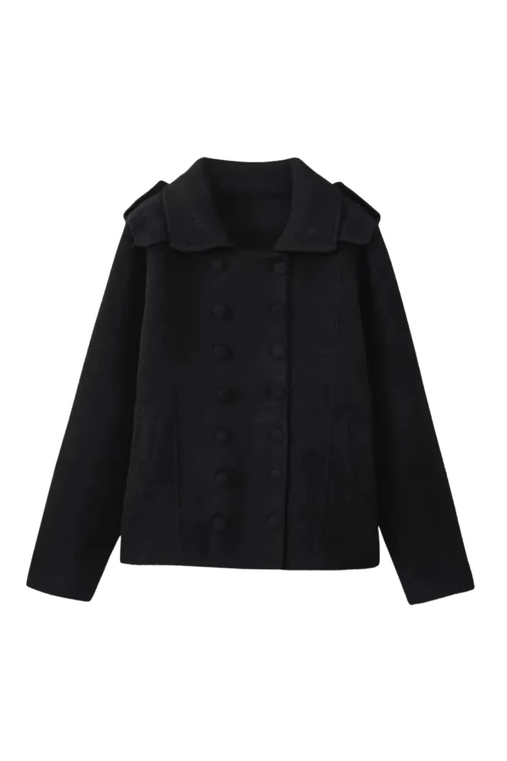 'Stacey' Double-Breasted Collared Jacket (3 Colors)