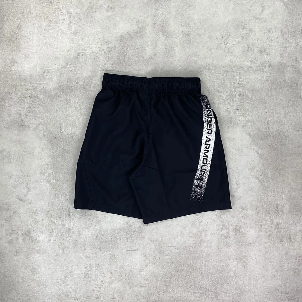 Under Armour Woven Graphic Shorts Black/ White