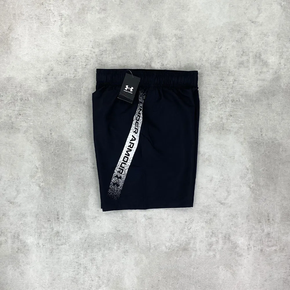 Under Armour Woven Graphic Shorts Black/ White