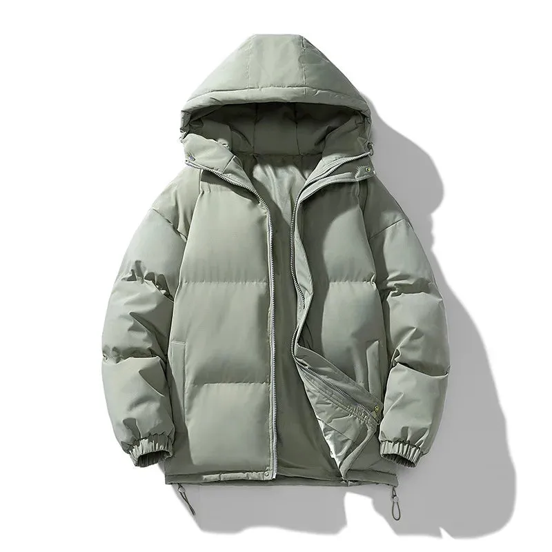 Winter Parkas Men Cotton-padded Coats Men Puffer Jackets Outdoor Hooded Coat Casual Windbreaker Thick Warm Coat Men Jacket