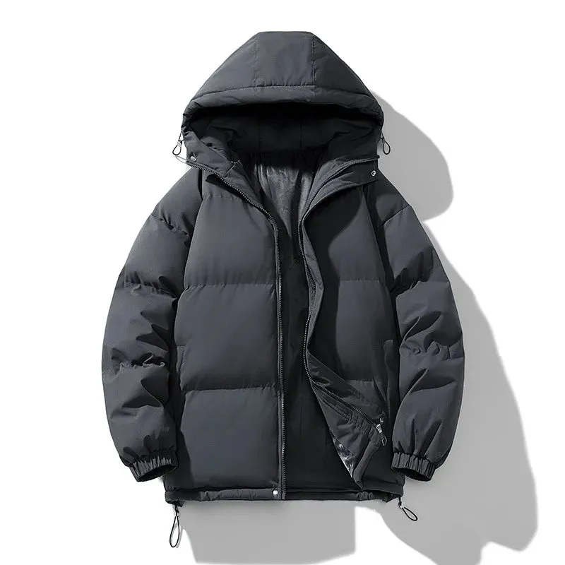 Winter Parkas Men Cotton-padded Coats Men Puffer Jackets Outdoor Hooded Coat Casual Windbreaker Thick Warm Coat Men Jacket