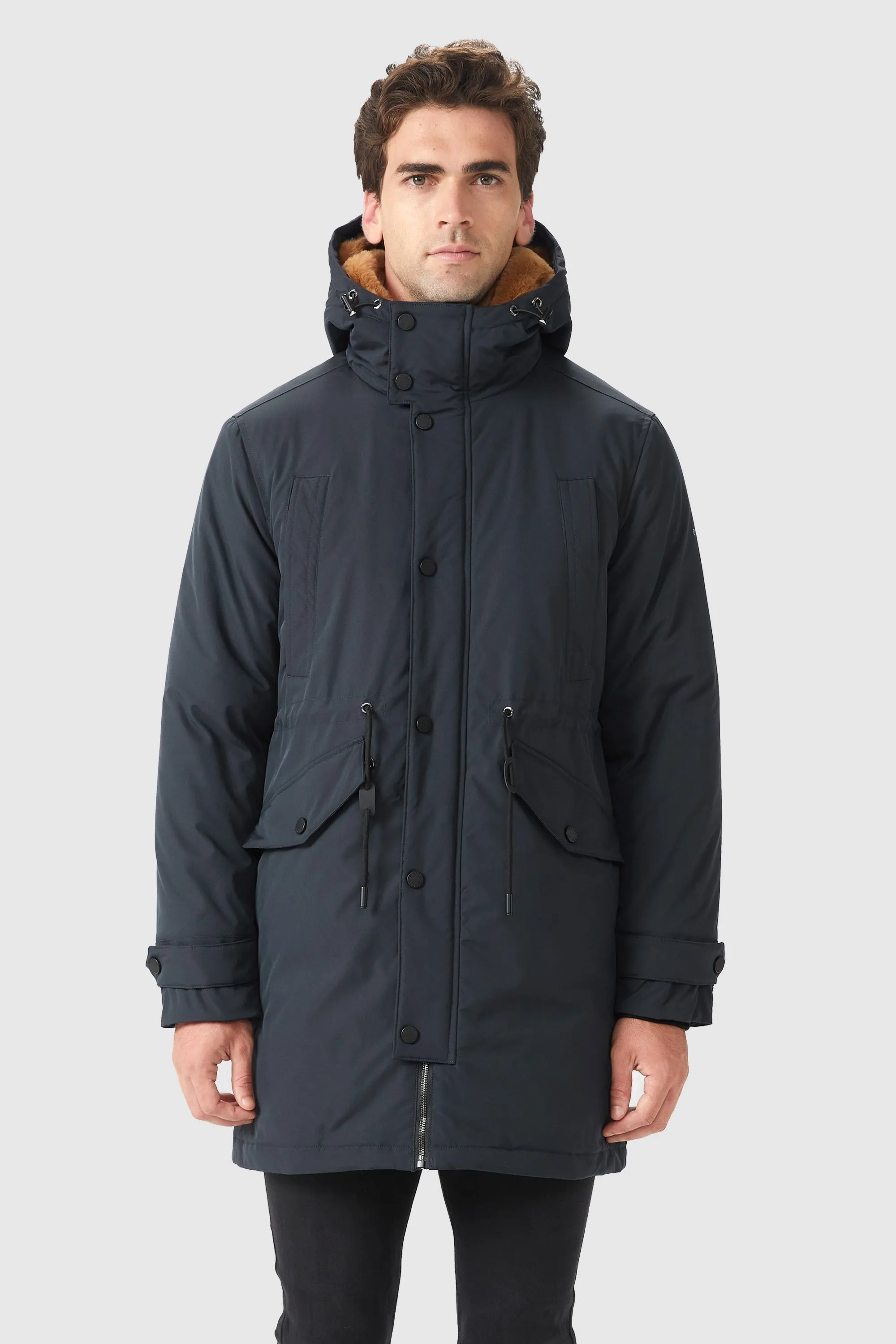 Winter Thicken Parka Jacket with Fleece Lined